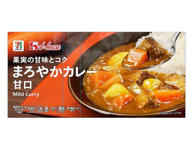 ７Ｐ 果実の甘味とコク まろやかカレー 甘口 ｜セブン‐イレブン